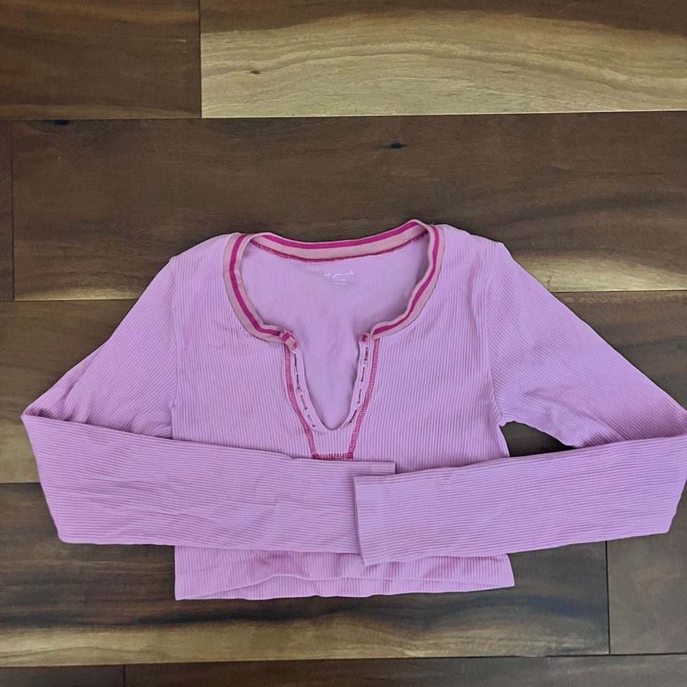 Urban Outfitters Go For Gold Long sleeve Top